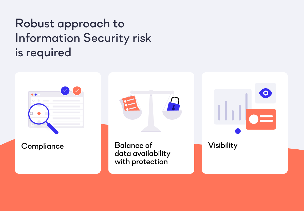 A robust approach to IS risk is required to balance remote work with data security.