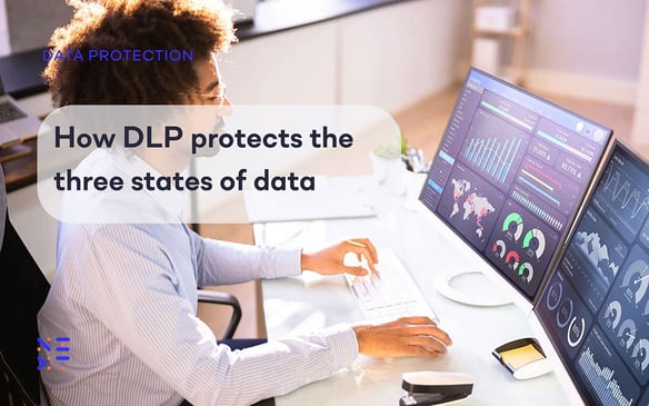 How DLP protects the three states of data